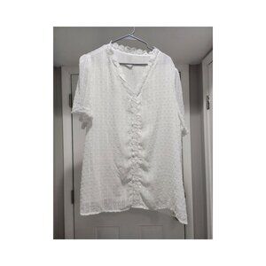 White Chiffon Blouse
